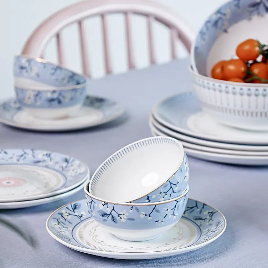 Magique River of Flowers 20-Pc Dinner Set