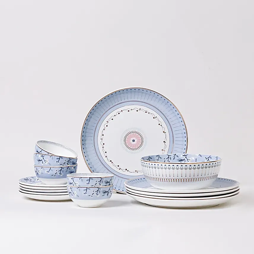 Magique River of Flowers 20-Pc Dinner Set
