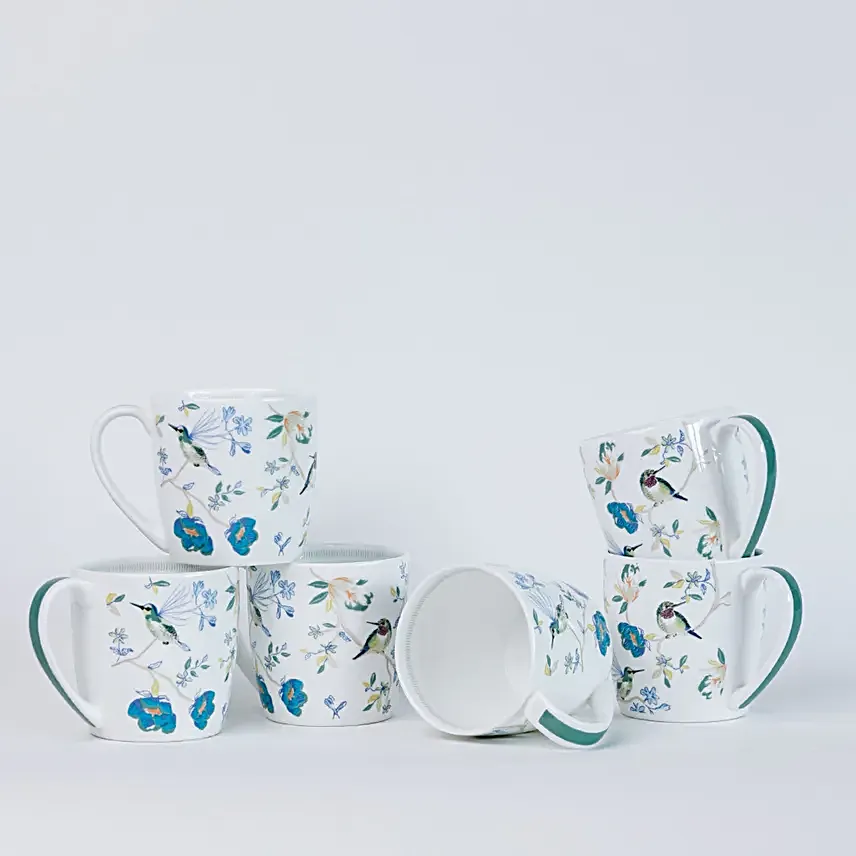 Magique Wings Paradise 6 Mugs Set - 200ml