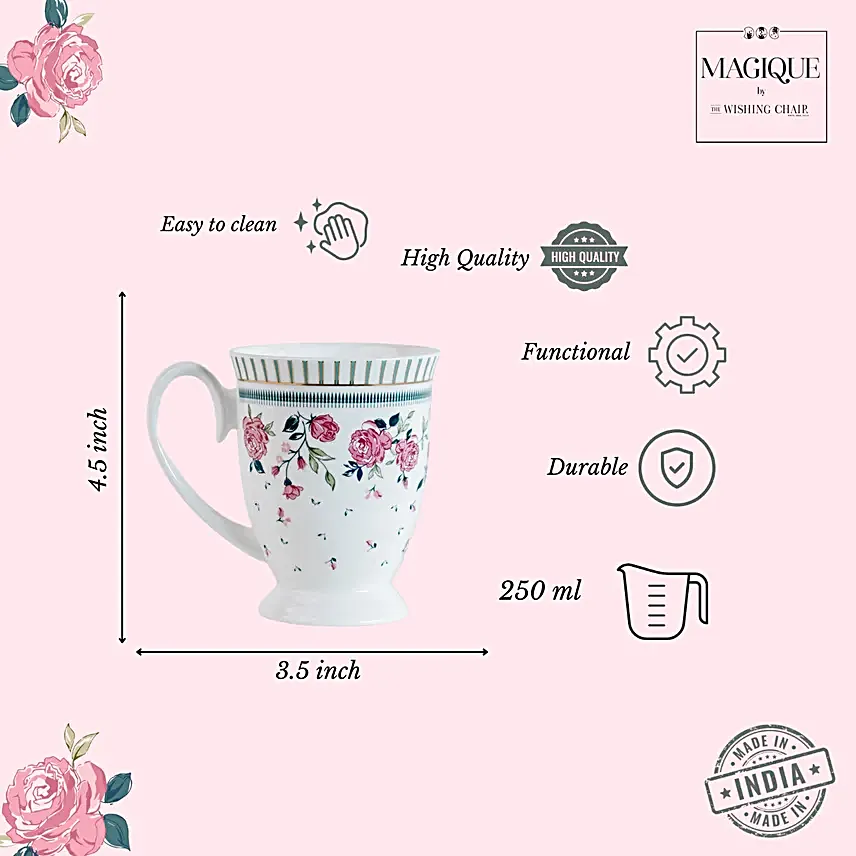 Magique Portrait of a Rose Coffee Mug