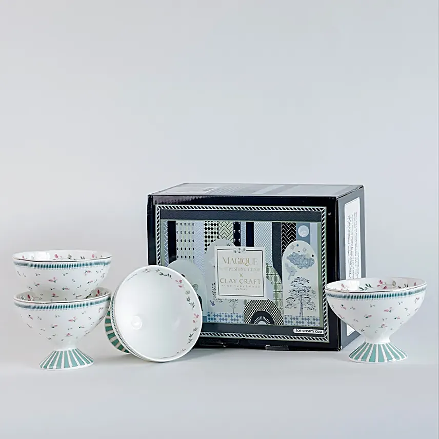 Magique Portrait of a Rose Dessert Cups - 4