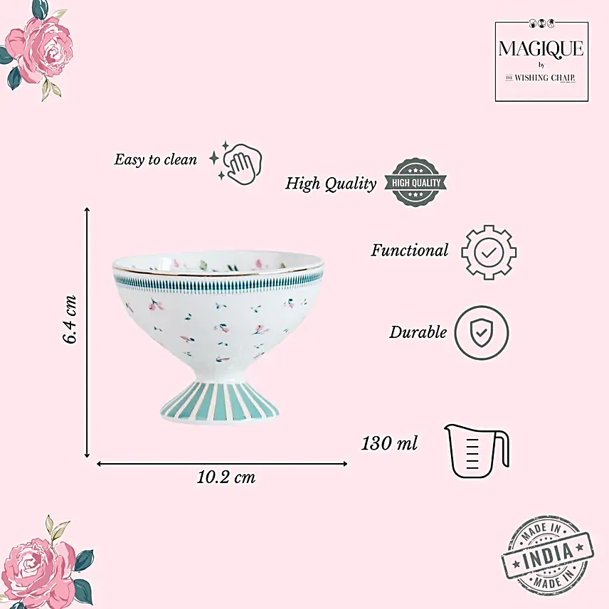 Magique Portrait of a Rose Dessert Cups - 4