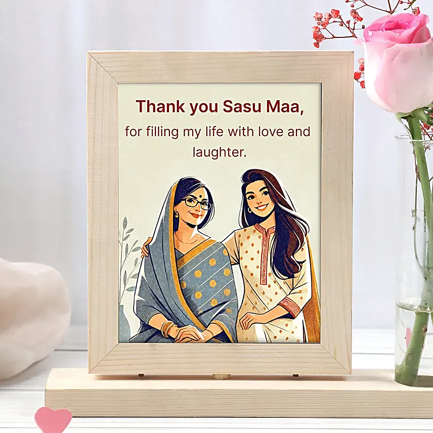 Personalised Sweet Wishes With Roses For Mom