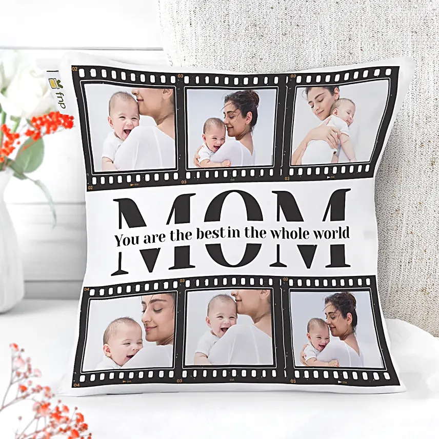 Personalised Photo Cushion for Mom