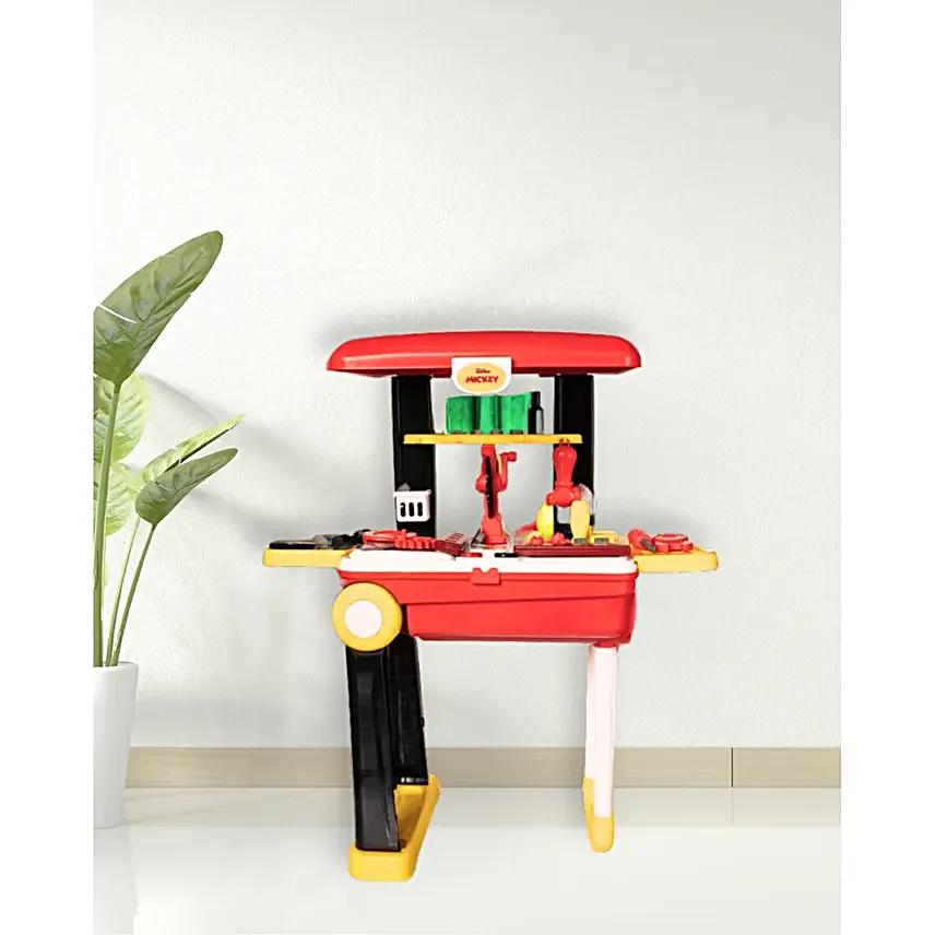 Deluxe Tools In Convertible Suitcase Toy Set