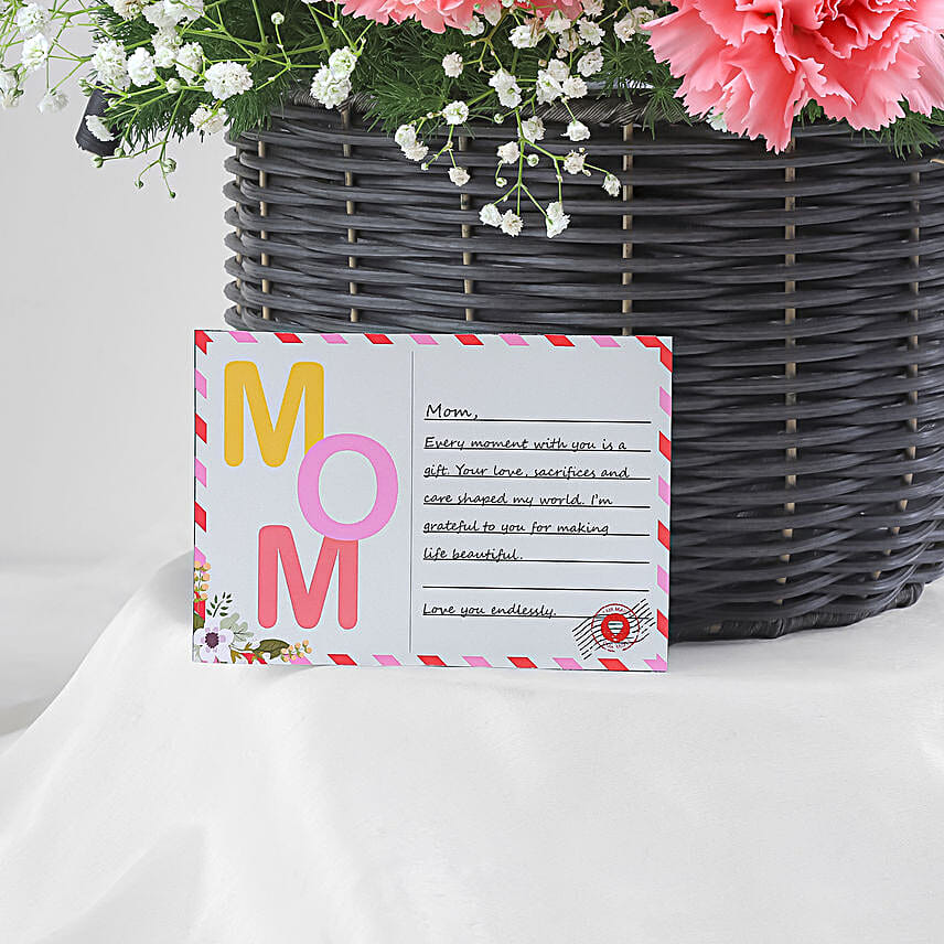 Personalised Lamp N Glorious Roses Arrangement