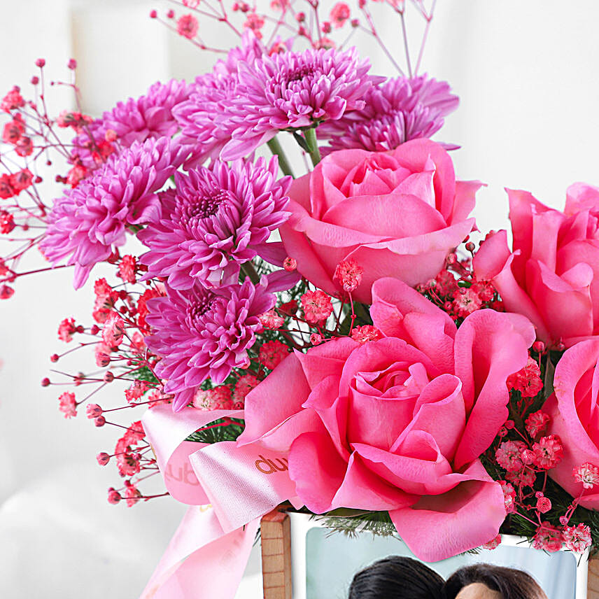 Roses Bliss In Personalised Table Organiser