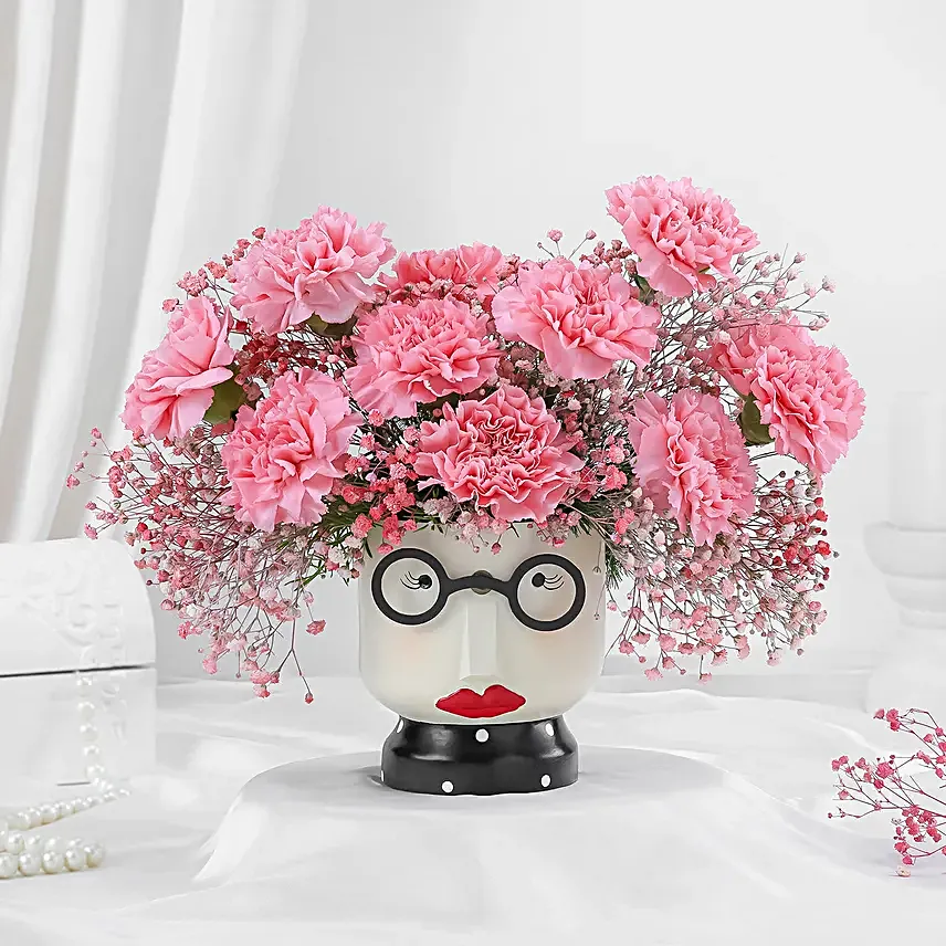 Nerdy Girl Carnations Arrangement
