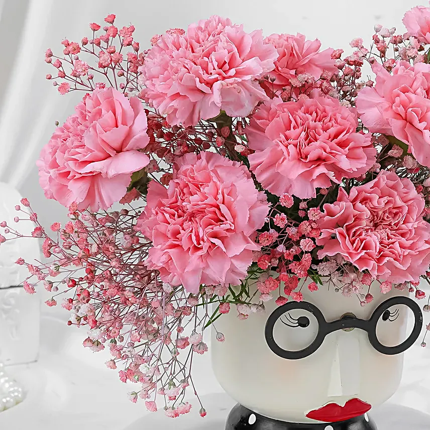 Nerdy Girl Carnations Arrangement