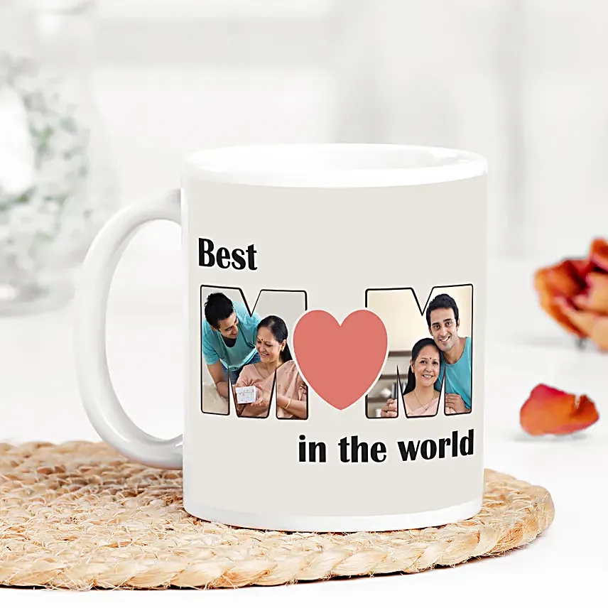 Personalised Best Mom In The World Gift Mug