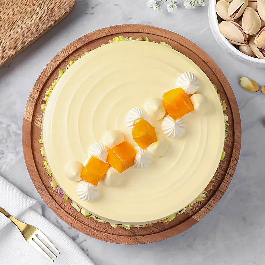 Mango Temptation Eggless Cream Cake  250g