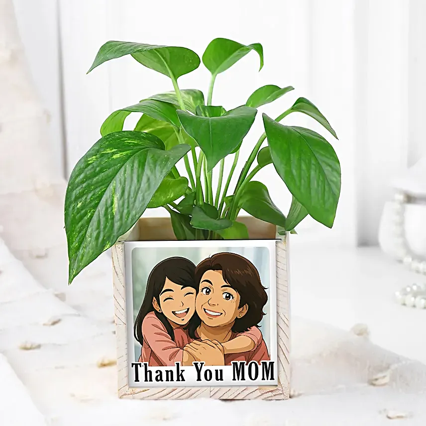 Thank You Mom Leafy Table Organiser