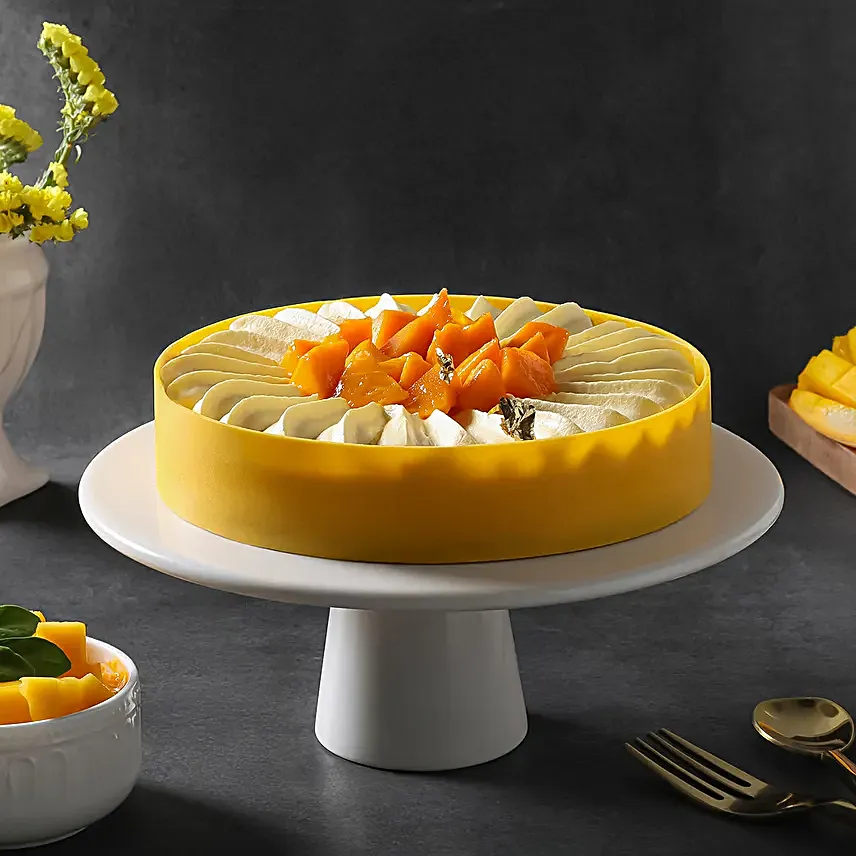 Luxe Puply Mango Cheese Cake