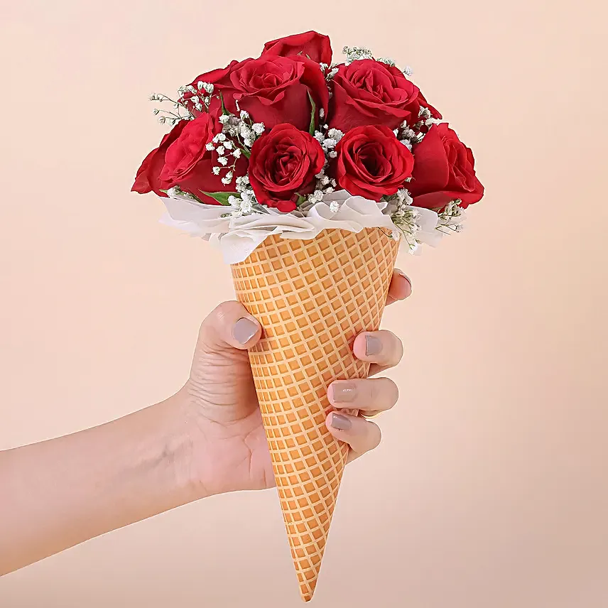 Red Velvet Roses N Chocolate Combo