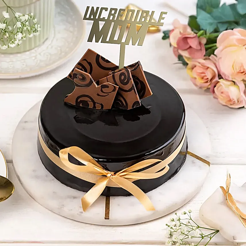 Truffle Incredible Eggless Cake for Mom