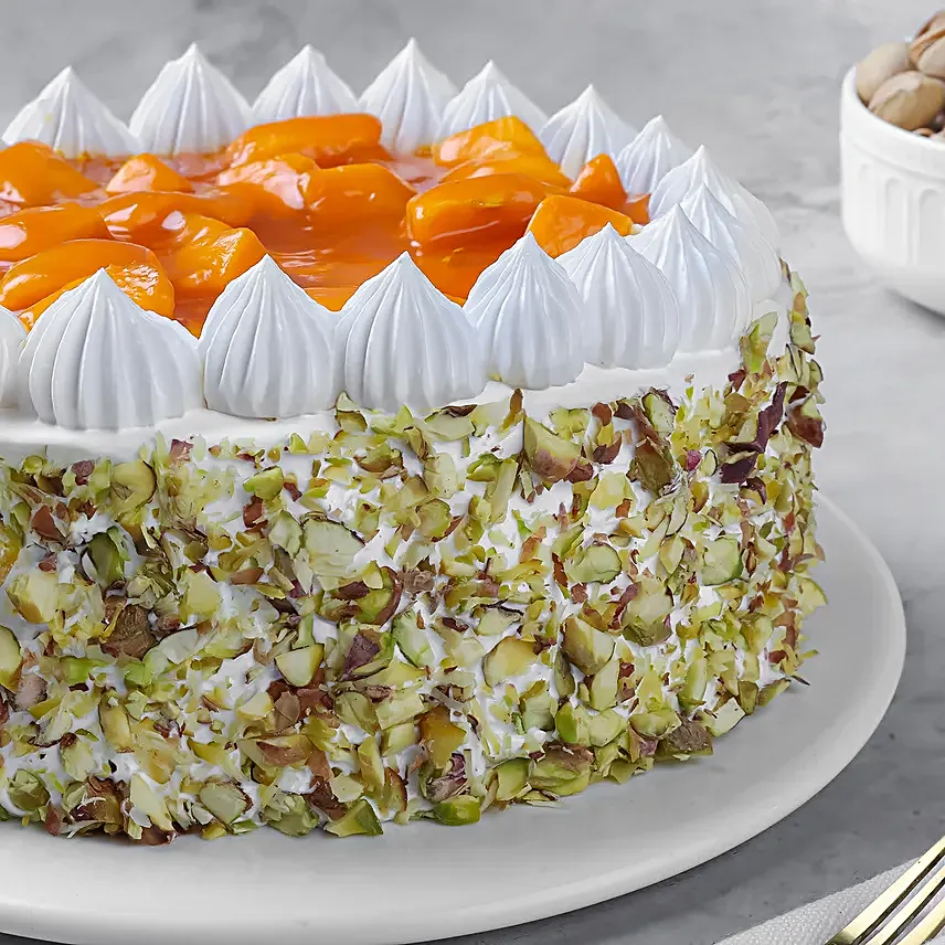 Sweet Mango Cream Cake  Half Kg