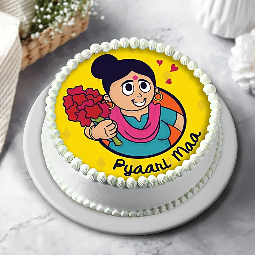 Customised cake for mother