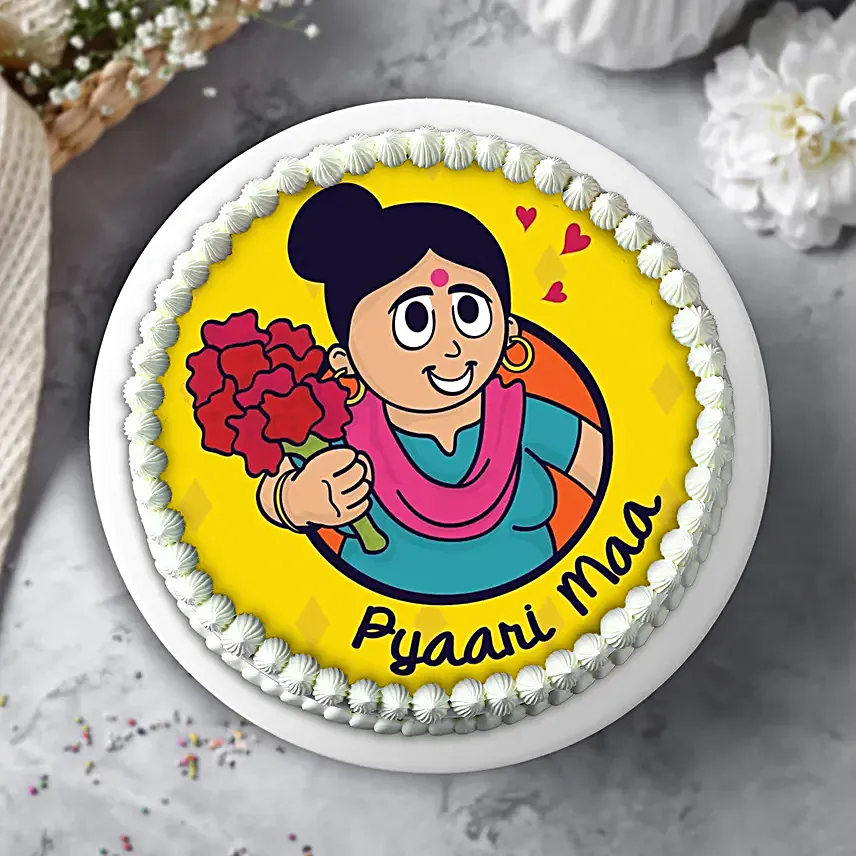 Customised cake for mother