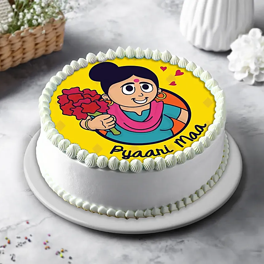 Customised cake for mother