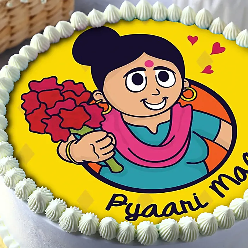 Customised cake for mother