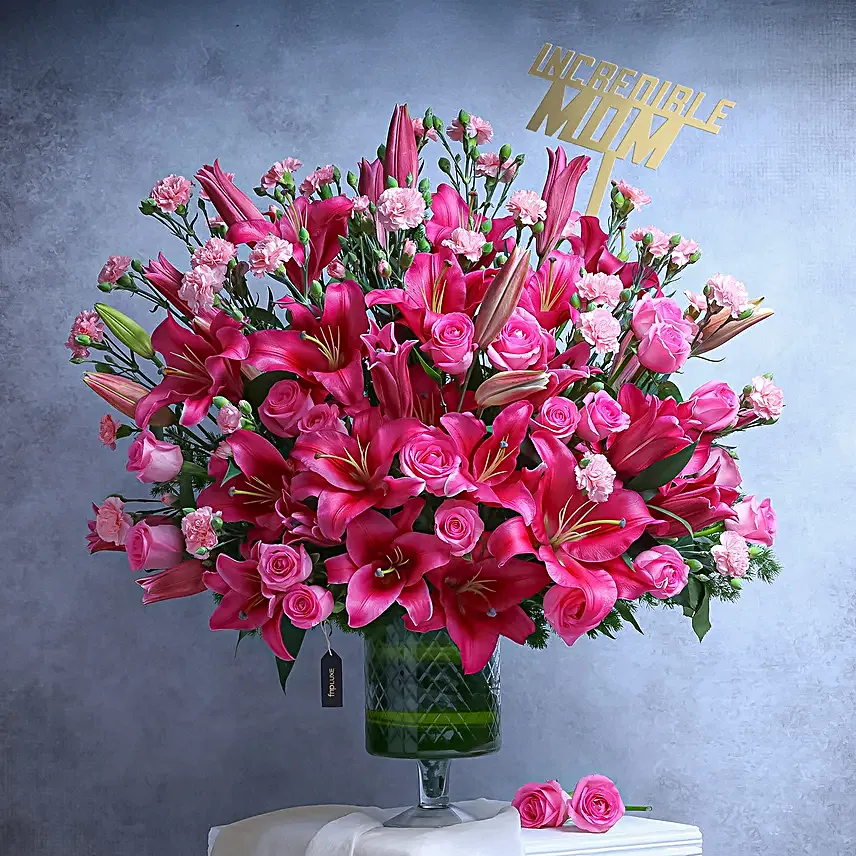 Exquisite Pink Rose Bouquet