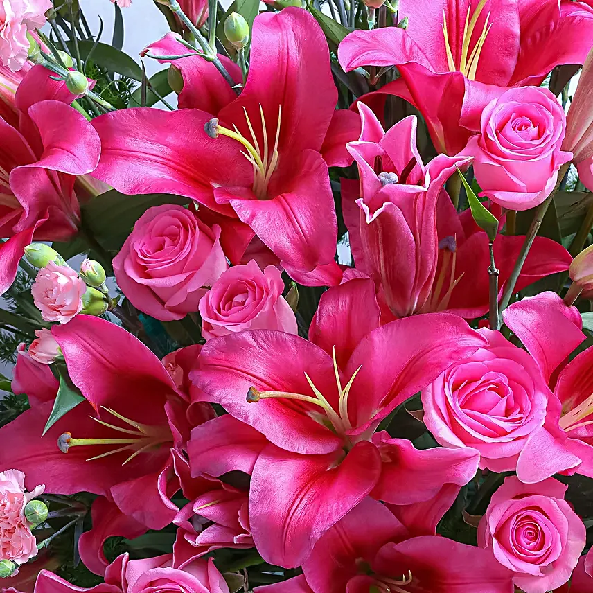 Exquisite Pink Rose Bouquet