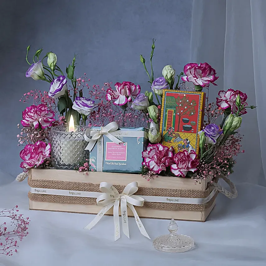 Mothers Day Luxury Floral N Aroma Crate