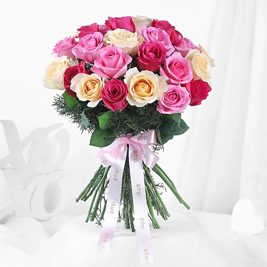 Hues of Love Rose Bouquet