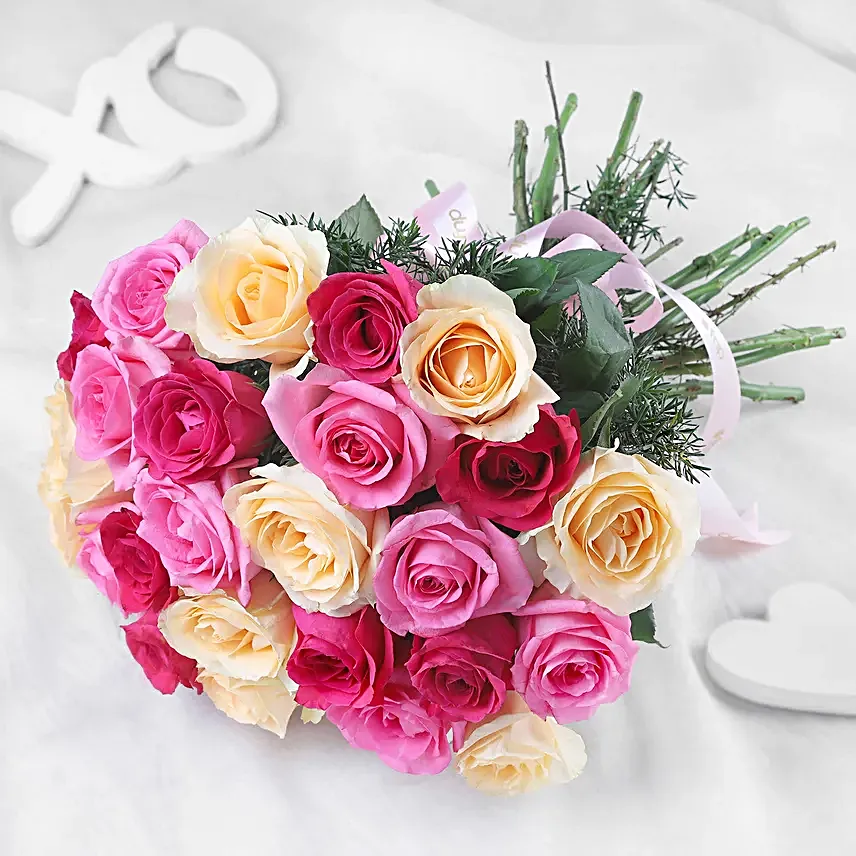 Hues of Love Rose Bouquet