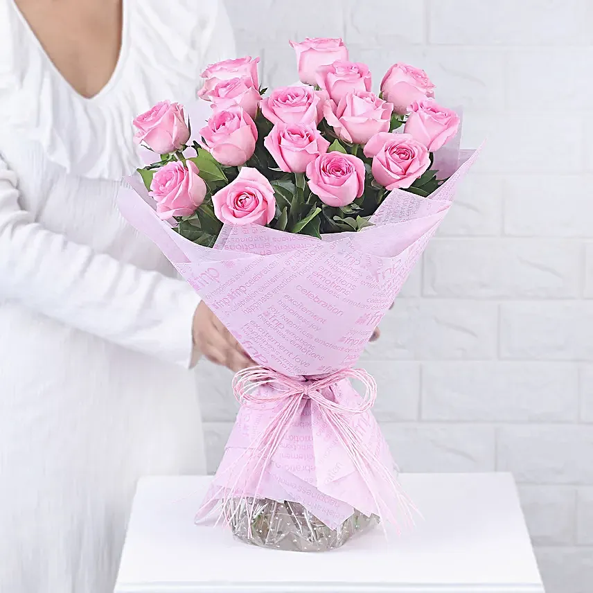 Blushing Beauty Rose Bouquet