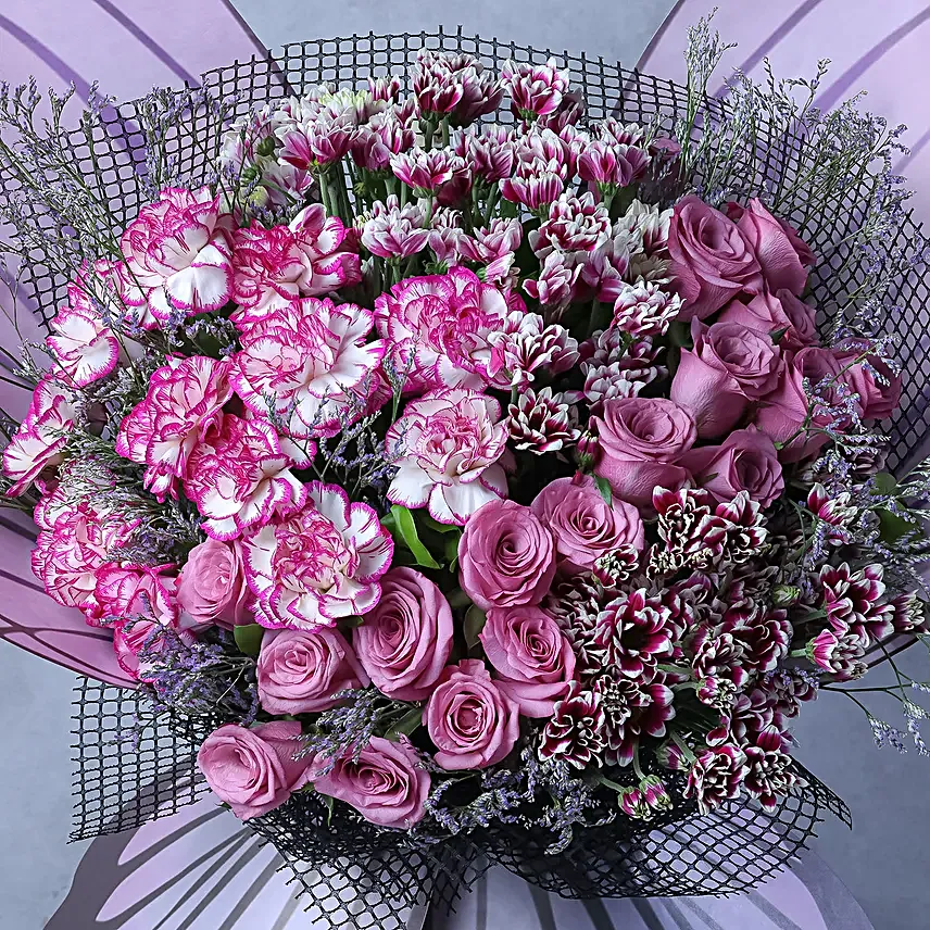 Butterfly Rosey Charm Gift Bouquet