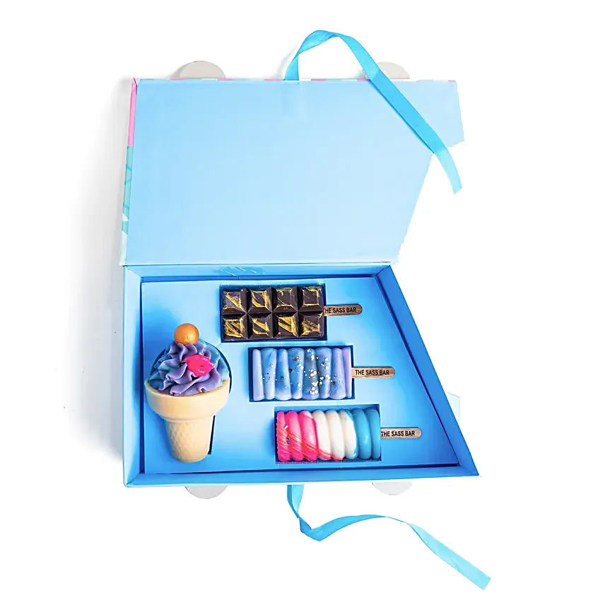 The Sass Bar Soap Ice Cream Truck Gift Box
