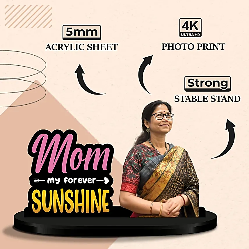 Personalised Forever Sunshine Caricature for Mom