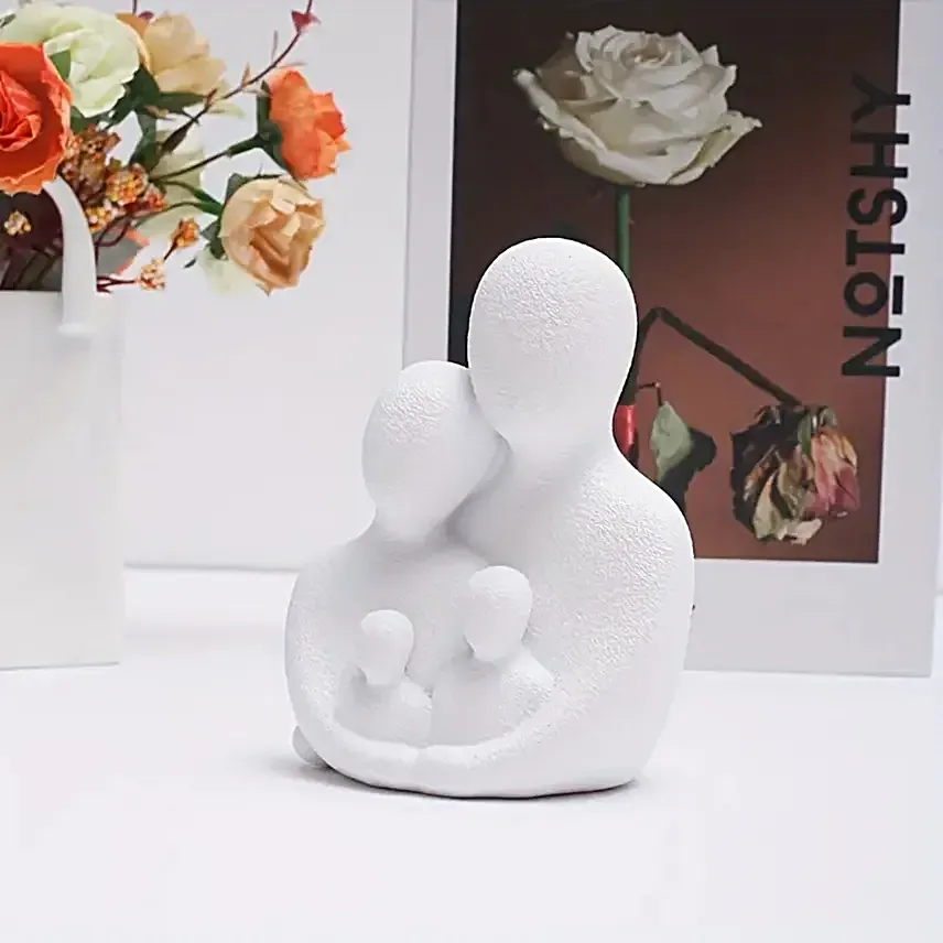 Pure Harmony White Family Figurine Gift