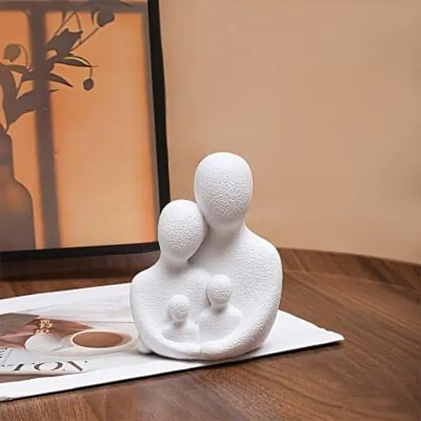 Pure Harmony White Family Figurine Gift