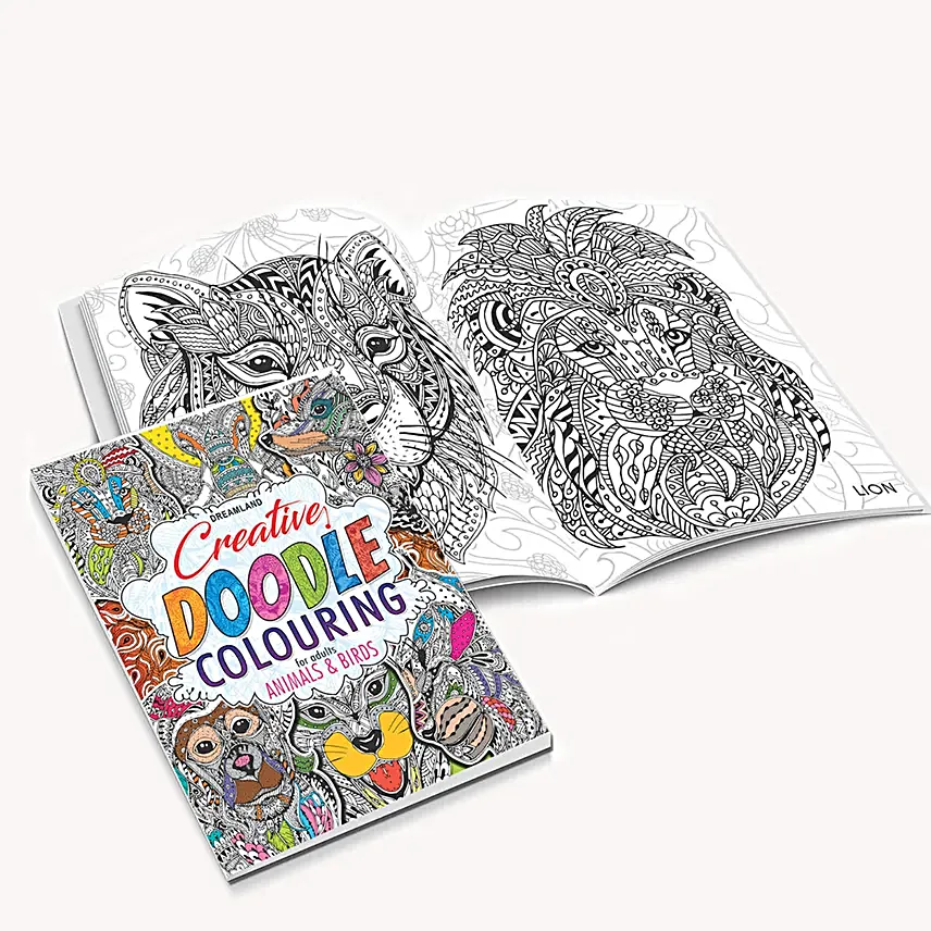 Relax N Unwind Doodle Colouring Book Set