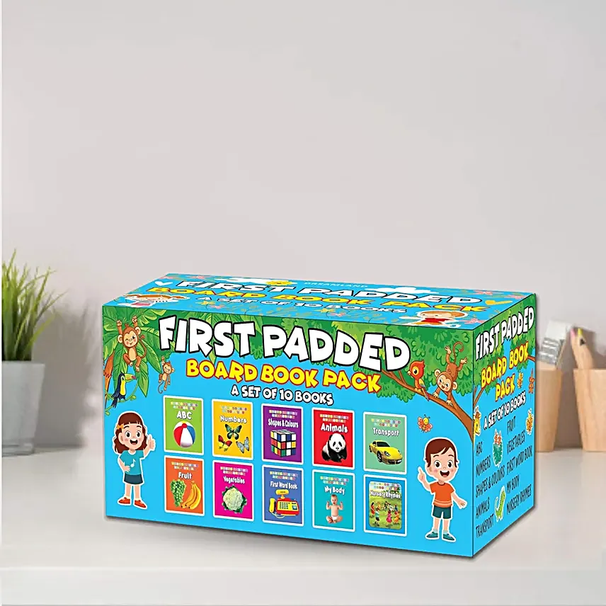 First Padded Board Book Set For Toddlers
