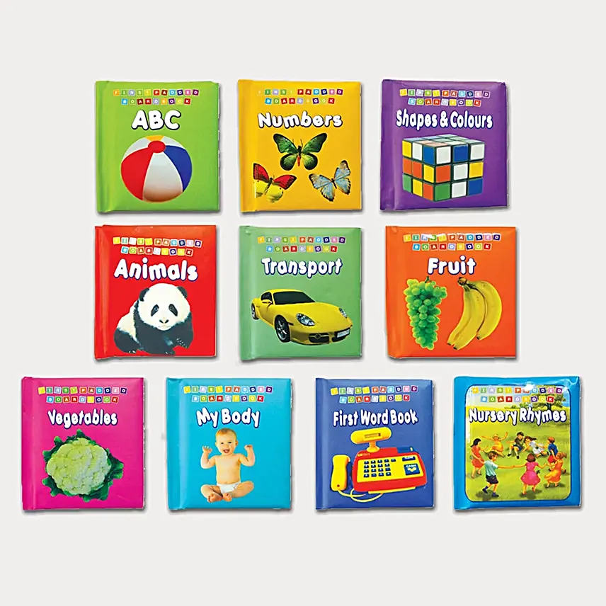 First Padded Board Book Set For Toddlers