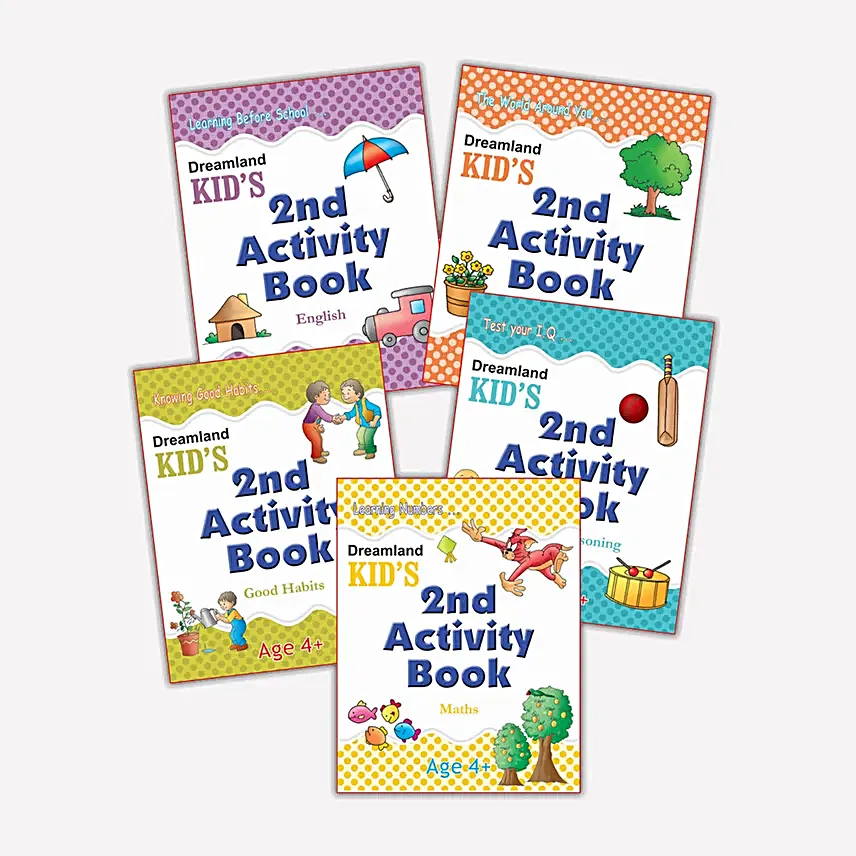 Kids Educational Activity Book Set