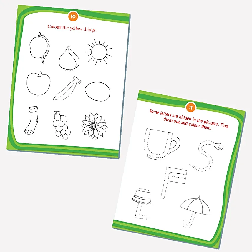 Kids Educational Activity Book Set