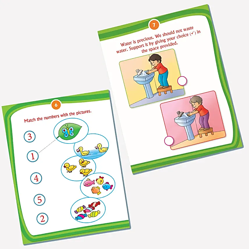 Kids Educational Activity Book Set