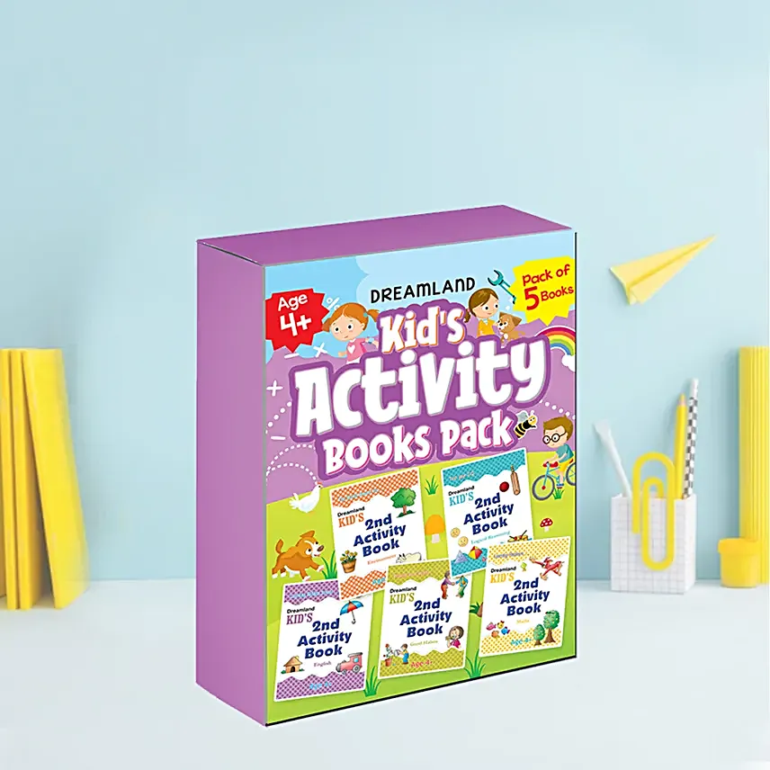 Kids Educational Activity Book Set