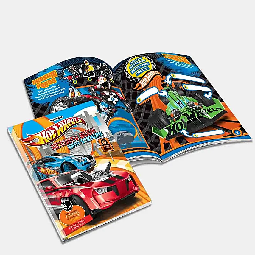 Hot Wheels Colouring N Activity Books Set