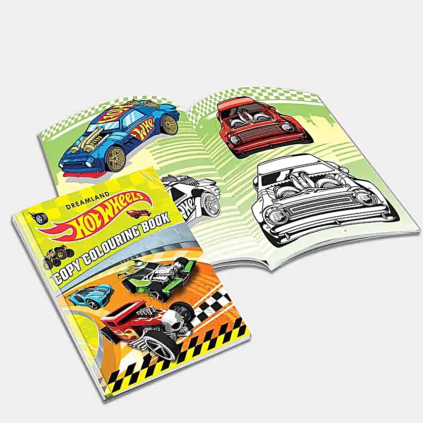 Hot Wheels Colouring N Activity Books Set