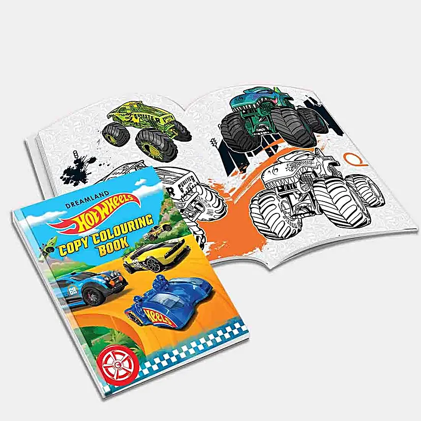 Hot Wheels Colouring N Activity Books Set