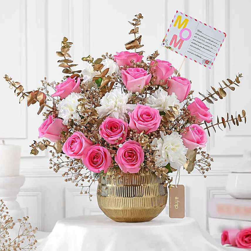 Fragrance of Moms Love Rose Arrangement
