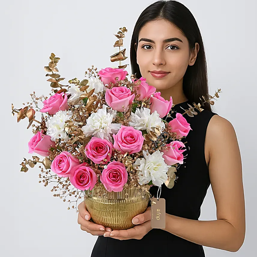 Fragrance of Moms Love Rose Arrangement