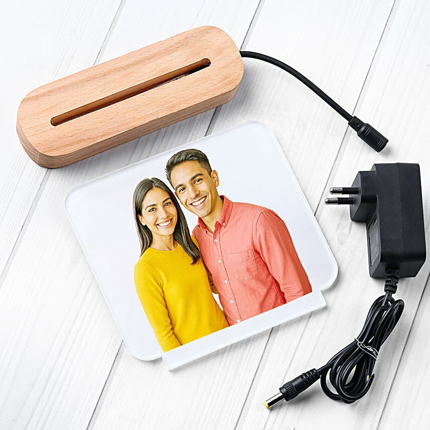 Personalised Photo Illuminating Gift Lamp