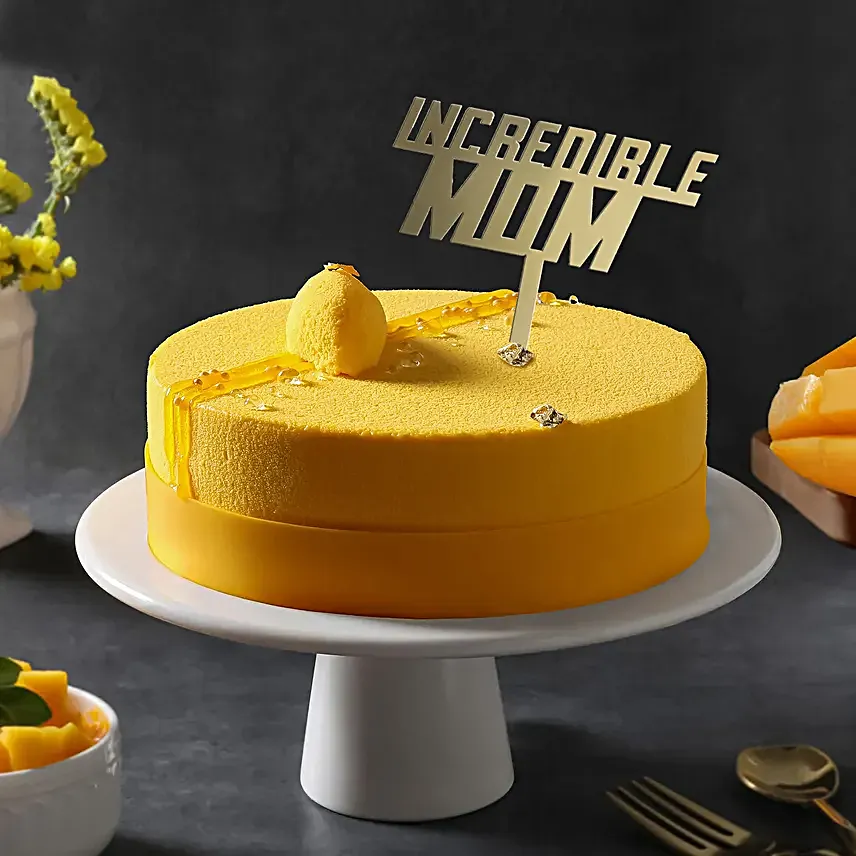 Mango Cream Cake for your Incredible MOM
