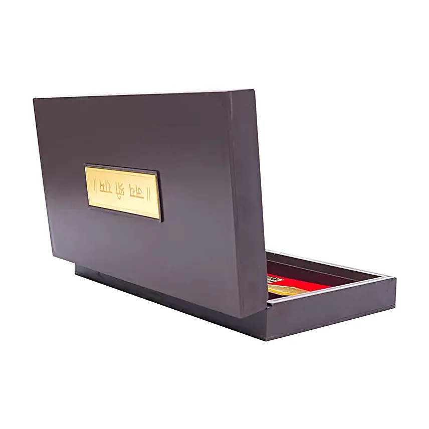 24 Carat Gold Plated Ram Darbar Pooja Box